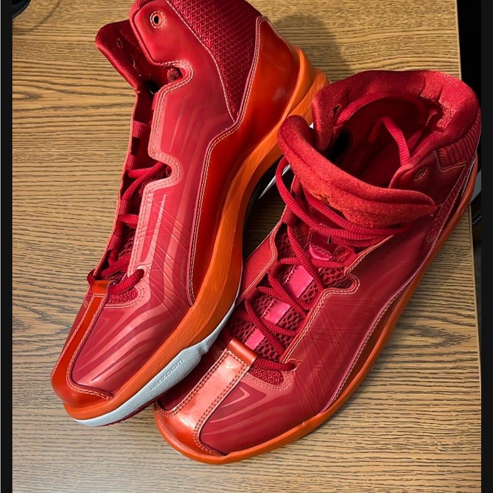 Jordan Red High-Top Sneakers